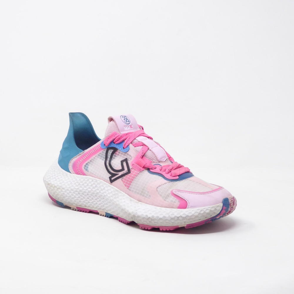 G/FORE Womens Ripstop MG4X2 Hybrid Cross Trainer Golf Shoes Pink Blue Size 6